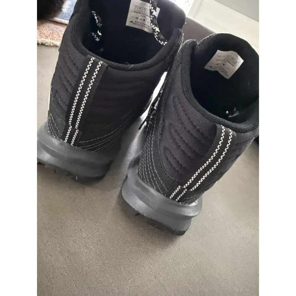 The North Face Boots Boys 4 Fastpack Hiker Mid Black Gray Waterproof Hiking